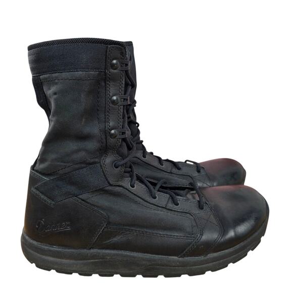 Danner Tachyon Men's 8" Leather Waterproof Plain Toe Boots Black Size 11.5 D - Picture 2 of 8